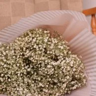 White Gypsophilia Hand Bouquet