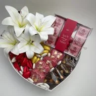 White Heart Chocolate Box by Eclat - Large