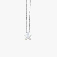 White Opal Starfish Necklace