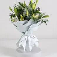 White Oriental Blooms Bouquet