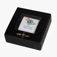 Window box with 1 piece chocolate - Black Box By Joy chocolate 