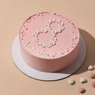 Women's Day 8 March Cake 500 g by Cake Social