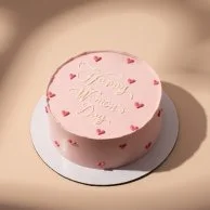 Women's Day Hearts Cake 500 g by Cake Social
