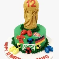 World Cup 3D Birthday Cake