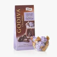 مجموعة شوكولاتة الترافل المغّلفة بنكهة كيكة اللافا من جوديفا 