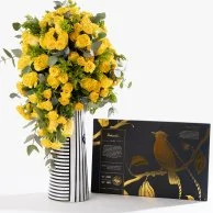 Yellow Roses Arrangement by Forever Rose with Petite Box By Anoosh