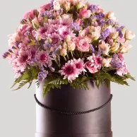 Pink Elegance Flowers Box