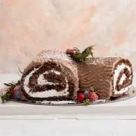 Yule Log Cake by NJD