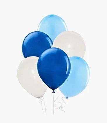 Shades of Blue Solid Balloon Bundle 1 