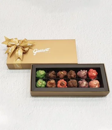 12 Bonbons Garrett Gold Gift Box - Ultimate Mix