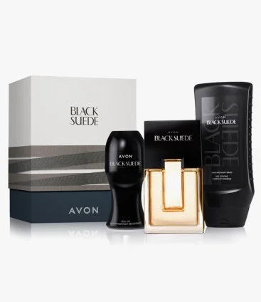 2023 Black Suede for Him 3 Pce Set by Avon