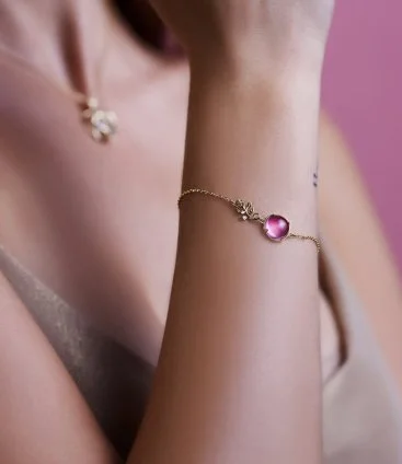 Pink Crystal Bracelet