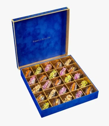 Assorted Velvet Dates Box 25 pcs by Forrey & Galland