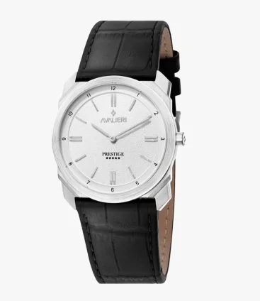 Avalieri Prestige Men's Silver Quartz Watch