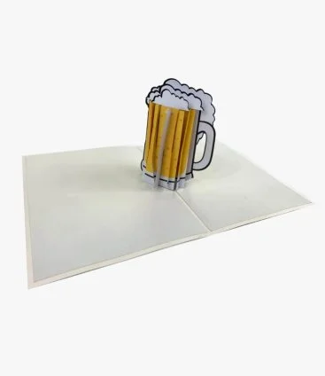كبايات مشروب - بطاقة ثلاثية الأبعاد من أبرا كاردس