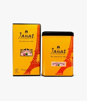 Black Series  Peach & Pear Tea by Janat Tea Paris