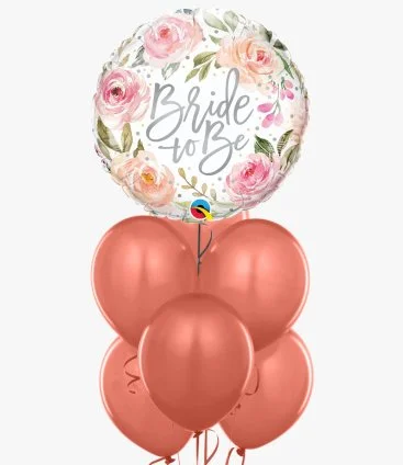 Bride to Be Rose Gold Balloon Bundle