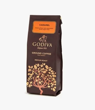 Caramel Ground Coffee Pouch By Godiva
