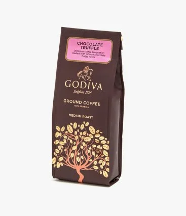 Chocolate Truffle Ground Coffee Pouch By Godiva