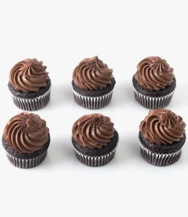Chocolate with Chocolate Ganache Cupcakes By Cake Social