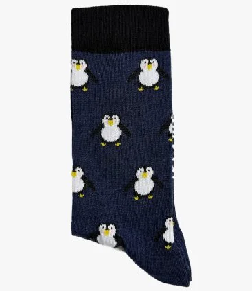 Cute Penguins Socks by Socksat - Unisex