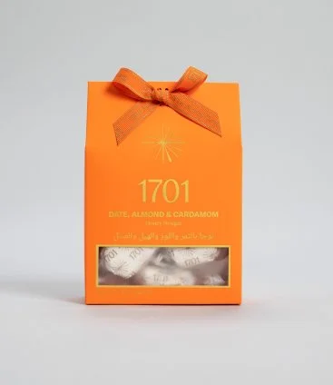 Date, Almond & Cardamom Nougat Box 160g By 1701 Nougat & Luxury Gifting