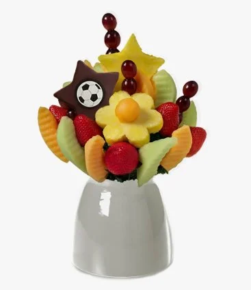 Delicious Daisy Football Fruit Bouquet by Edible Arrangements