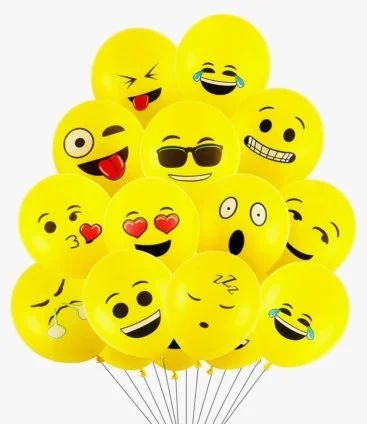 Emoji Latex Balloons