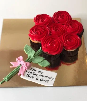 Flower Cupcakes by Celebrating Life Bakery
