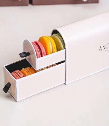 French Macaron Box by Angelina - 18 Pcs