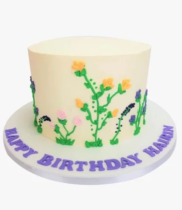 Garden Flower Cake By Cake Social