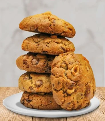 Hazelnut Chunky Cookies by Bloomsbury's