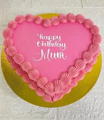 Heart Shape Cake by Celebrating Life Bakery