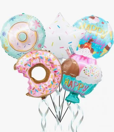 Ice Cream/Donut Foil Balloons