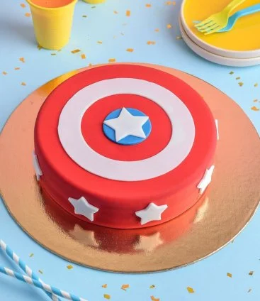 Captain America Red Cake