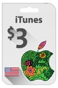 iTunes Gift Card - USD 3