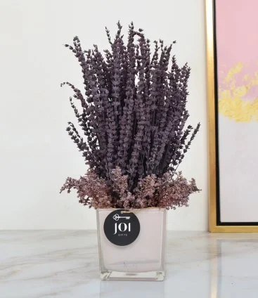 Lavender Arrangement Vase