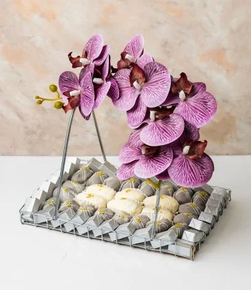 Lilac Orchid Gift Arrangement by NJD