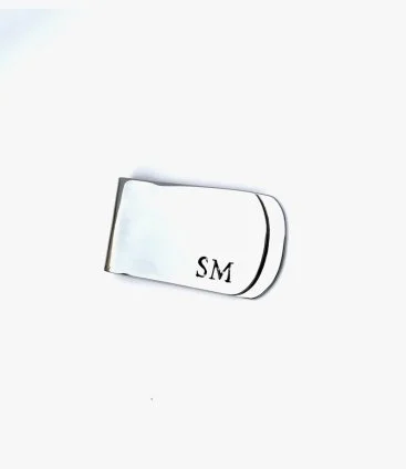Money Clip with customized initials