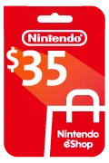 Nintendo eShop Gift Card - USD 35