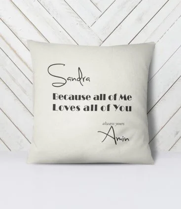 Personalized All of Me Cushion 