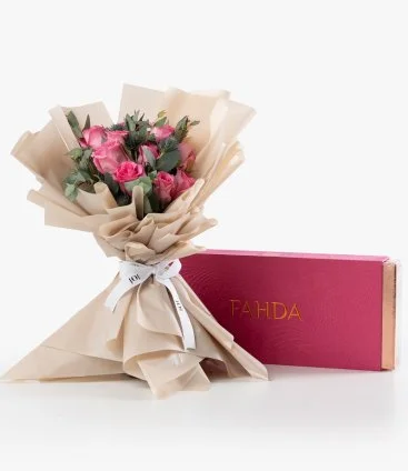 Pink Roses and Crispy Chocolate by Fahda Bundle