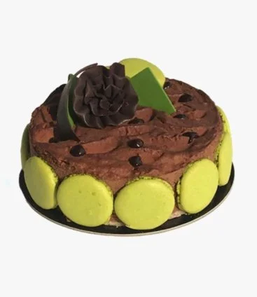 Pistachio Choco Cake By Celebrating Life Bakery