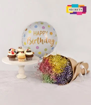 Rainbow Birthday Cupcakes Bundle by Secrets