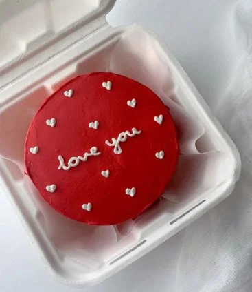 Red Love You Cake