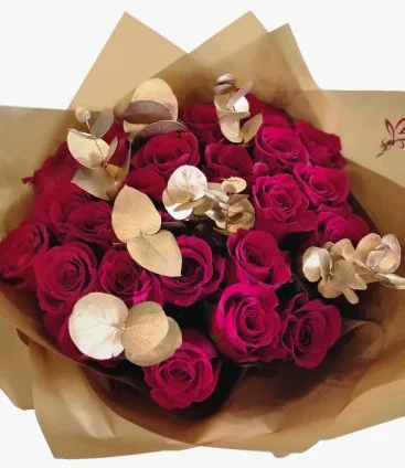 Shaghaf Red Roses Bouquet