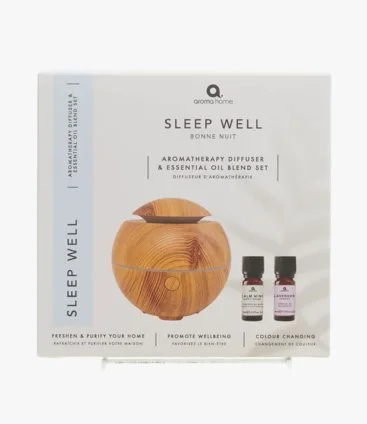 Sleep Well USB Diffuser with Essential Oils by Aroma Home