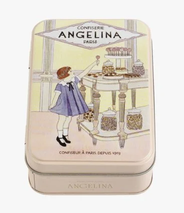 Toffees with Salted Butter in Tin Box by Angelina