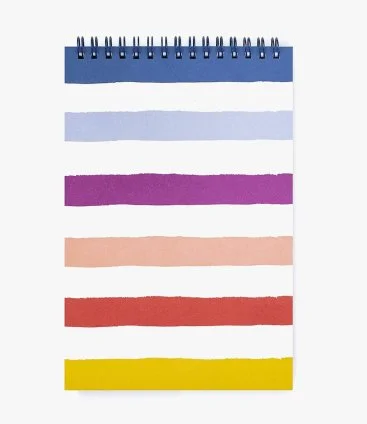 Top Spiral Notebook (Small), Candy Stripe by Kate Spade New York