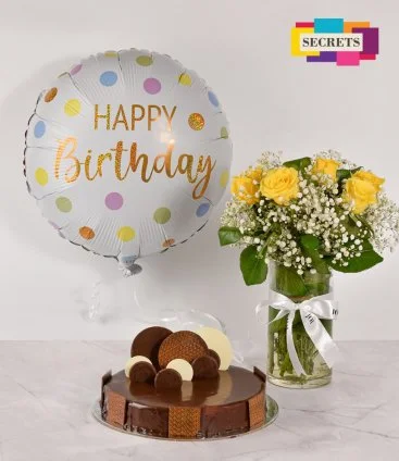 Trois Chocolate Cake Birthday Bundle By Secrets
